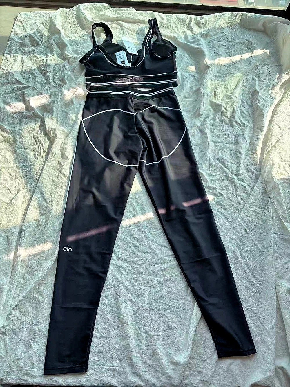 Alo Black women Athletic Jumpsuit Like New